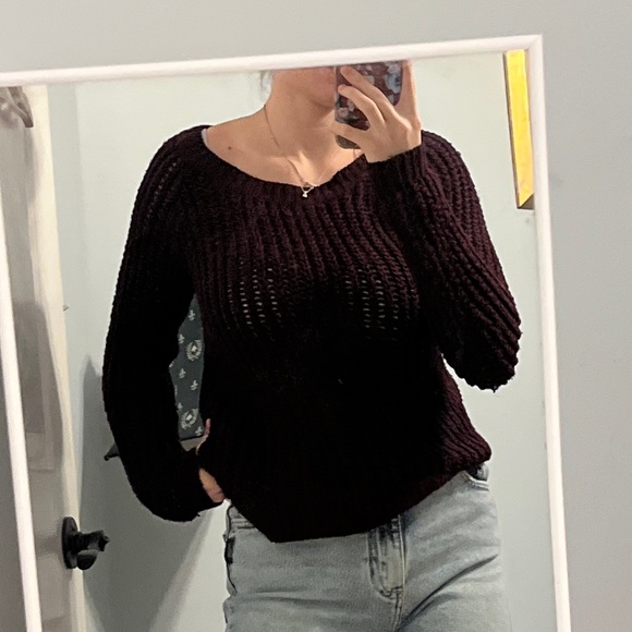 Purple knit sweater - Picture 2 of 4